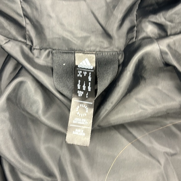 Adidas big baffle black down puffer parka coat size small - Picture 4 of 8